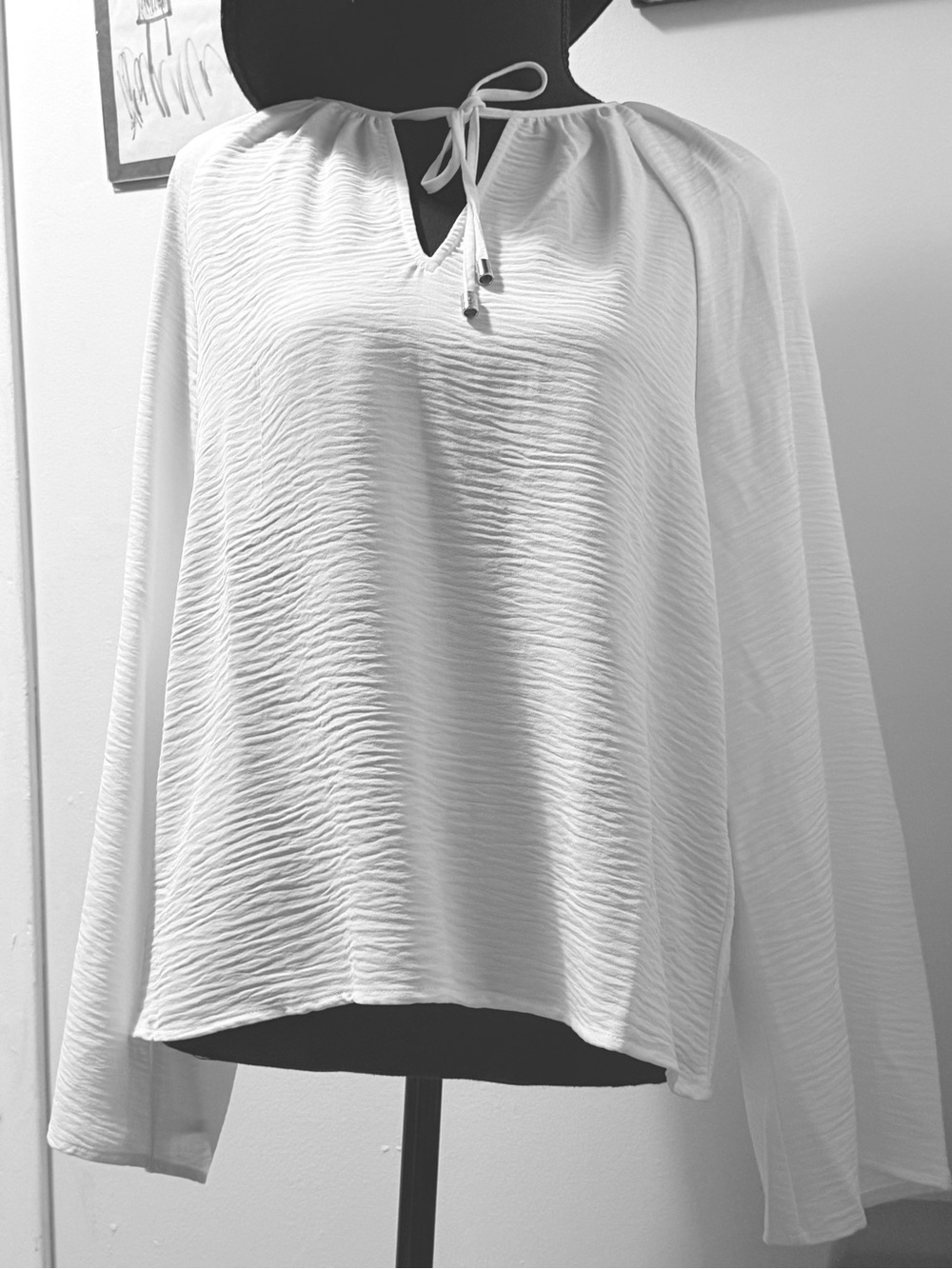 White washable blouse